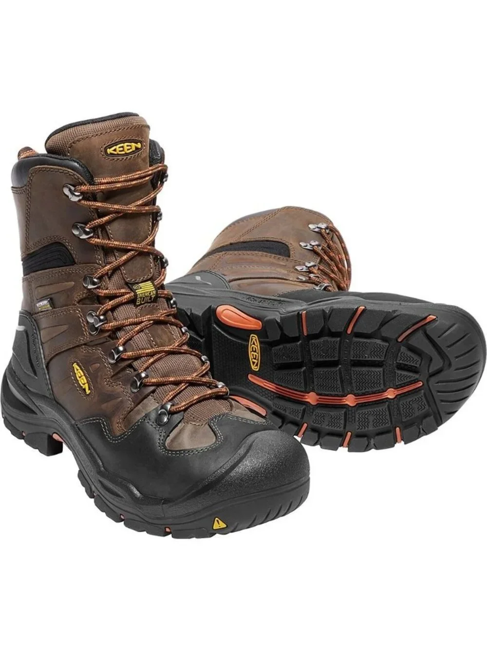 Keen Men's  Work boot Coburg 8 Inch Waterproof Boot with Steel Toe 14 D